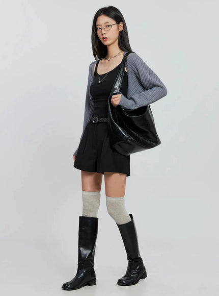 modern-pintuck-tailored-shorts-in507