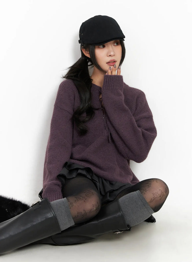 two-way-eyelet-lace-up-knit-sweater-cd505