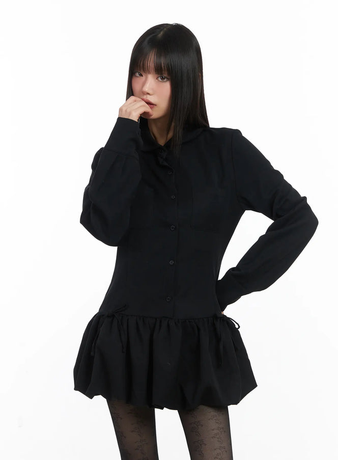 collared-balloon-mini-dress-cd518