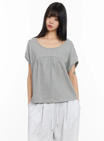 scoop-neck-shirred-tee-ia523