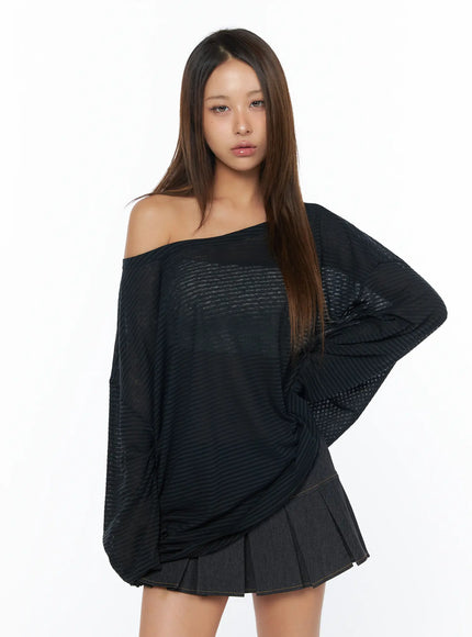 loose-fit-striped-off-shoulder-long-sleeve-tee-ca517