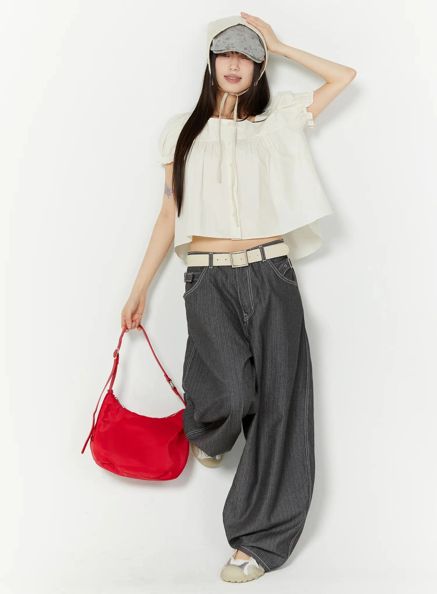 casual-baggy-stripe-pants-iu518