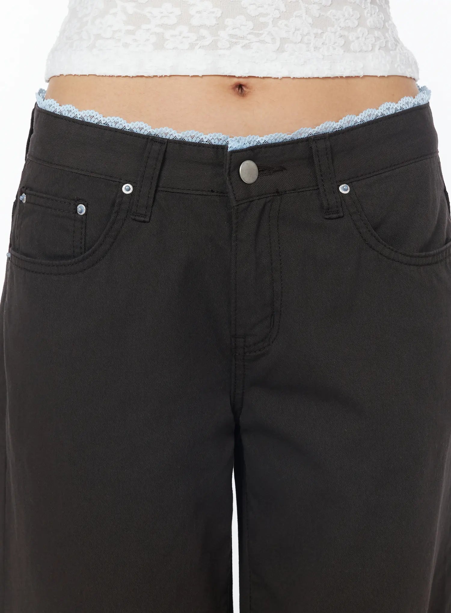 lace-trim-cotton-pants-cy528