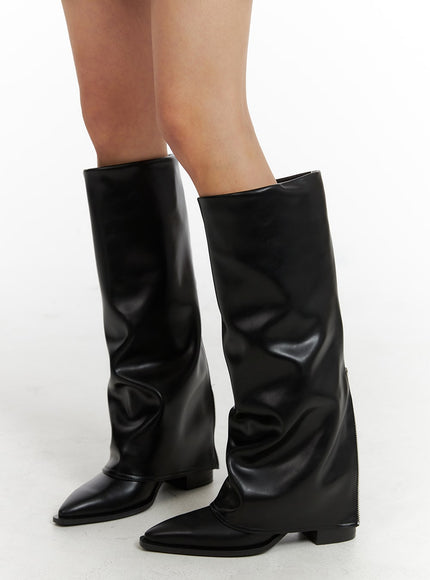 back-zip-up-faux-leather-boots-cj410