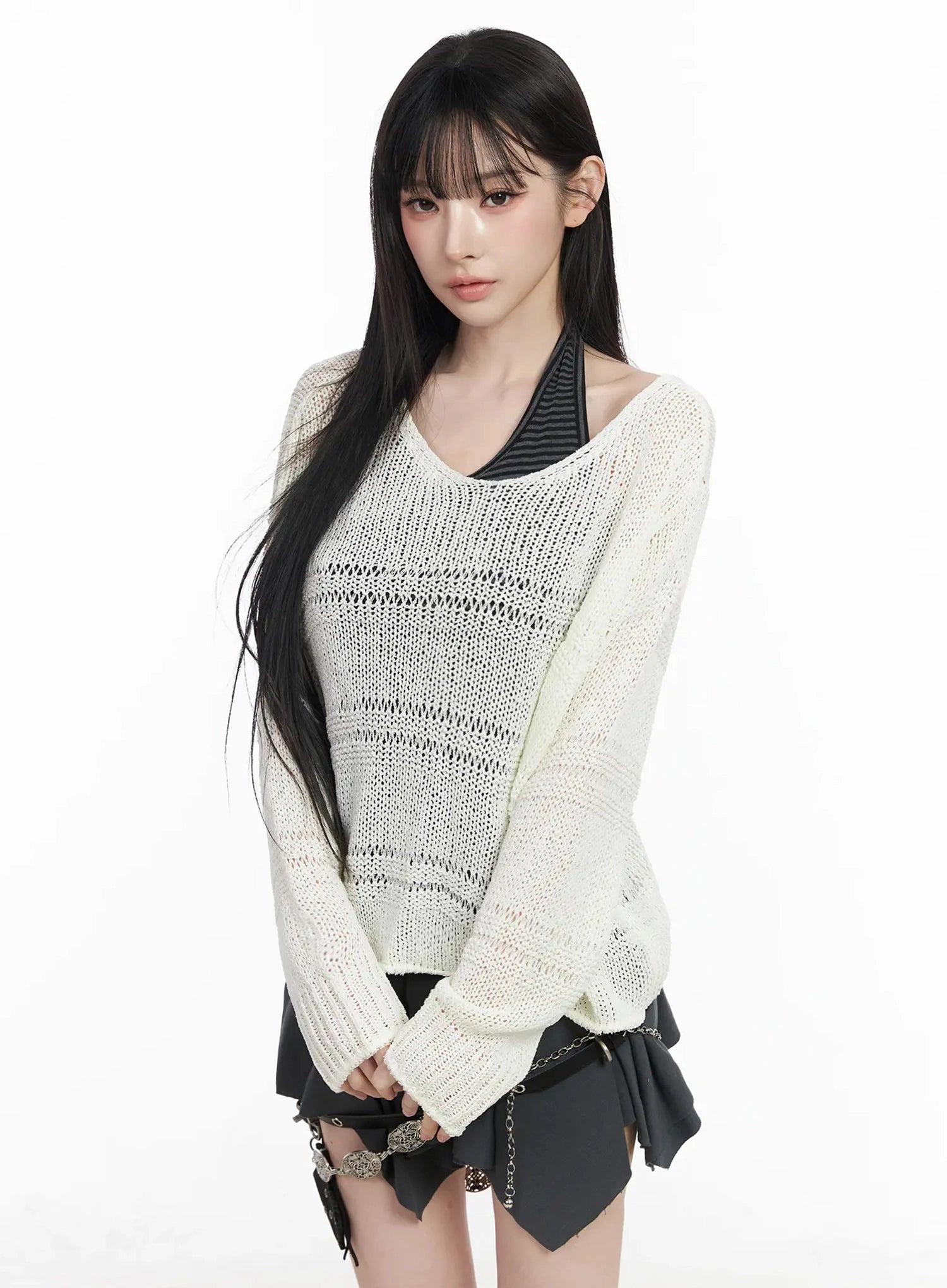 versized-v-neck-knit-sweater-iy511