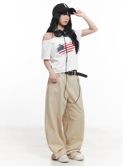 flag-graphic-off-shoulder-crop-tee-cy527