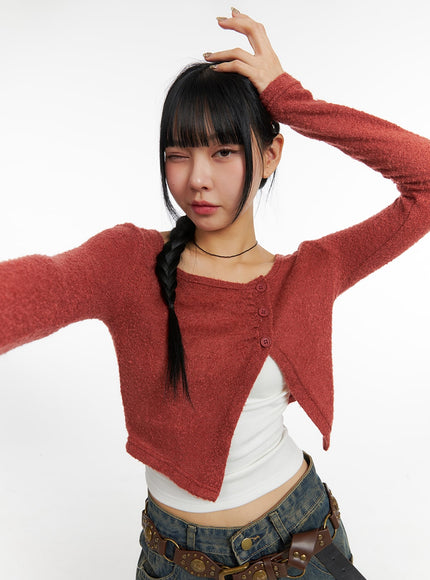 wool-blend-round-neck-unbalanced-button-cardigan-cj411