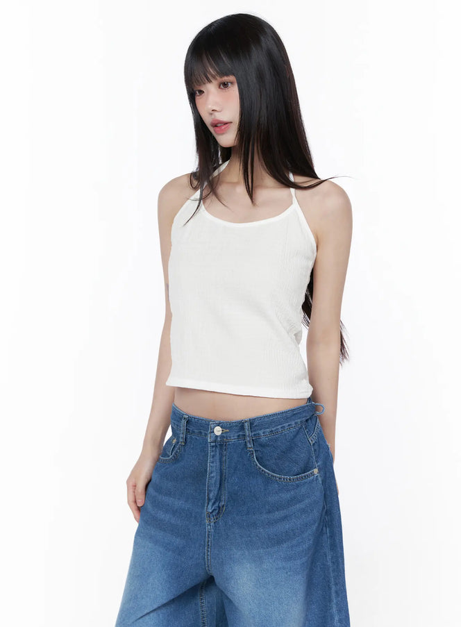 ribbed-halter-neck-tank-top-cu519