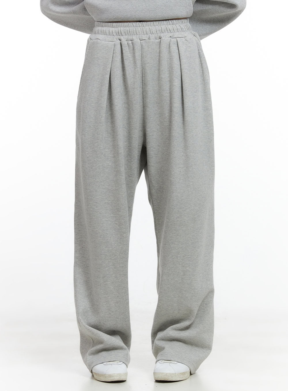 pintuck-sweatpants-cg408 / Gray