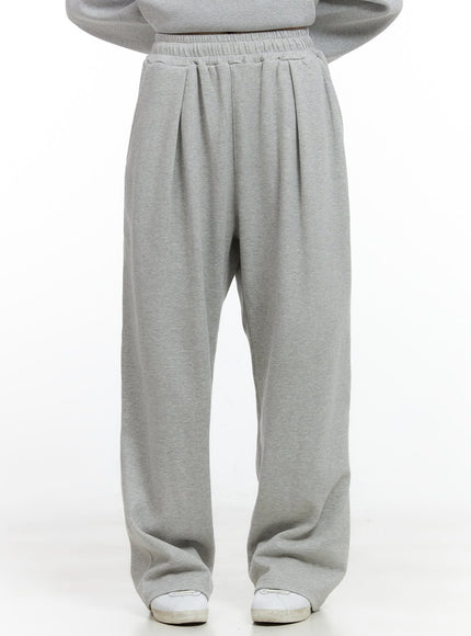 pintuck-sweatpants-cg408 / Gray