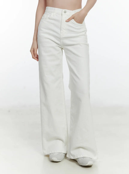 classic-wide-leg-cotton-pants-f502 / White
