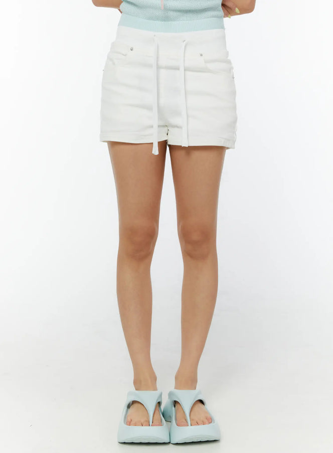 hip-pad-comfy-summer-shorts-cy520 / White