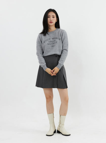 buttoned-pintuck-mini-skirt-oo305