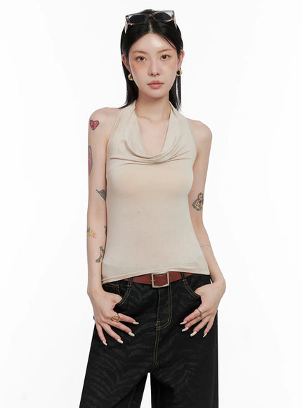 cowl-neck-top-bolero-set-is508