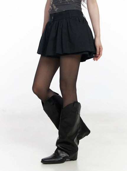 chic-pleated-mini-skort-with-elastic-waistband-cj526