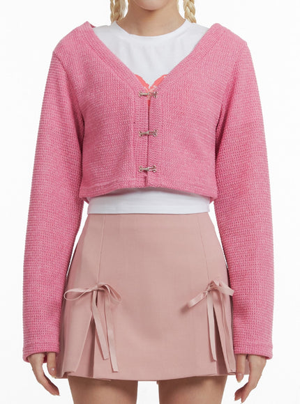 v-neck-solid-knit-cropped-cardigan-if408