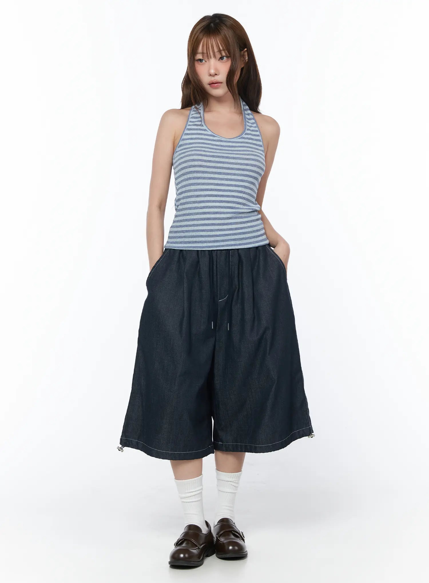 casual-striped-halter-tank-top-cy529