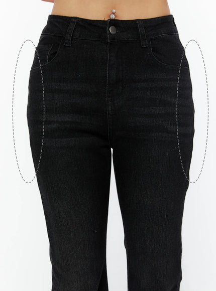 Alfie Hip-Pad Bootcut Jeans CY520