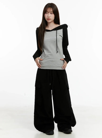 off-shoulder-hooded-lettering-top-ij521