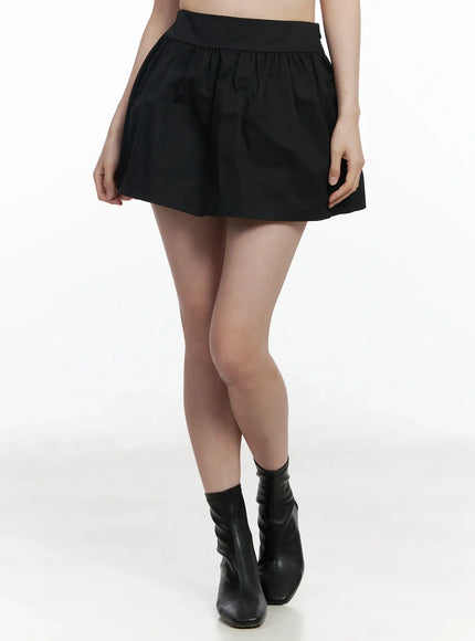 cotton-shirred-a-line-mini-skirt-if524