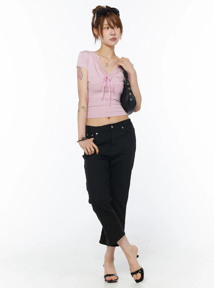 v-neck-lace-accent-top-cy527