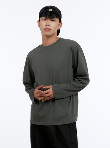 mens-basic-cotton-long-sleeve-t-shirt-dark-green-is412