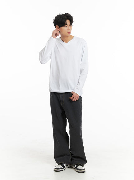 mens-basic-v-neck-long-sleeve-t-shirt-ia401