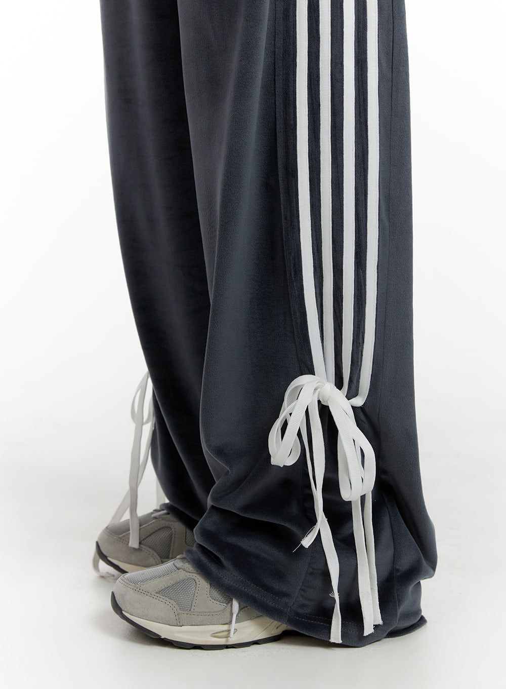 Tie-Stripe Nylon Pants CF427