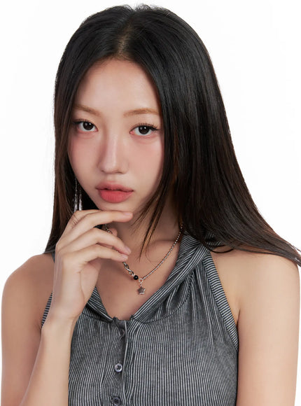 chunky-star-charm-statement-necklace-cl522