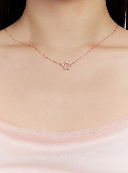 acc-nova-spark-necklace-kc1008 / Rose gold
