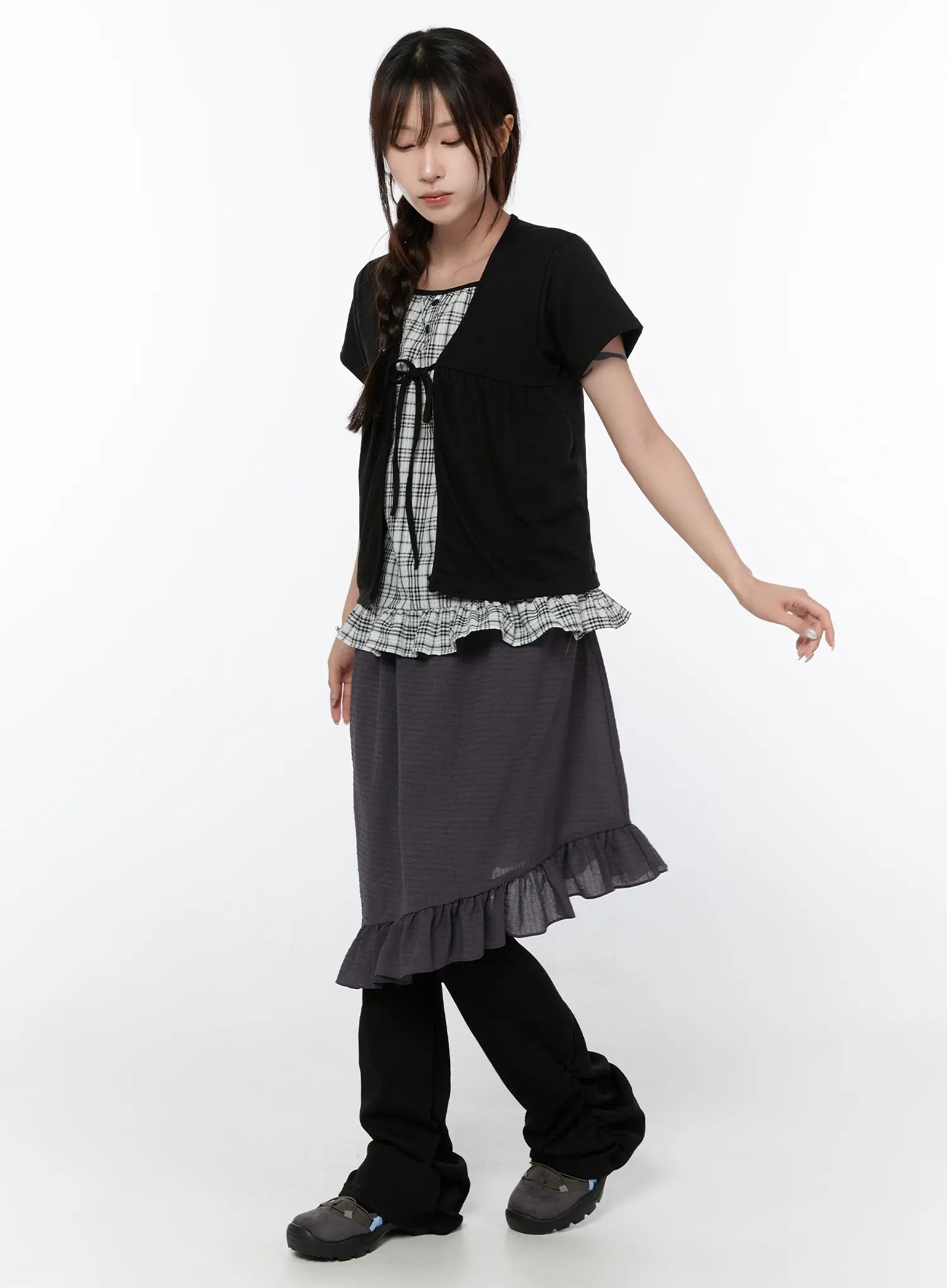 asymmetric-frill-midi-skirt-cy515
