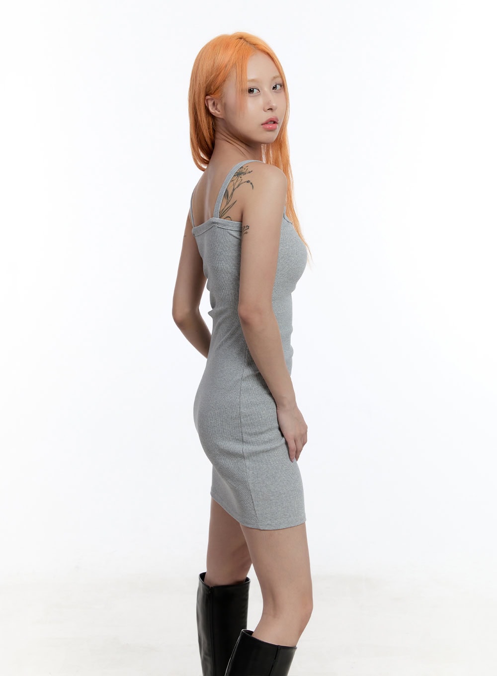 ribbed-square-neck-mini-dress-cy530
