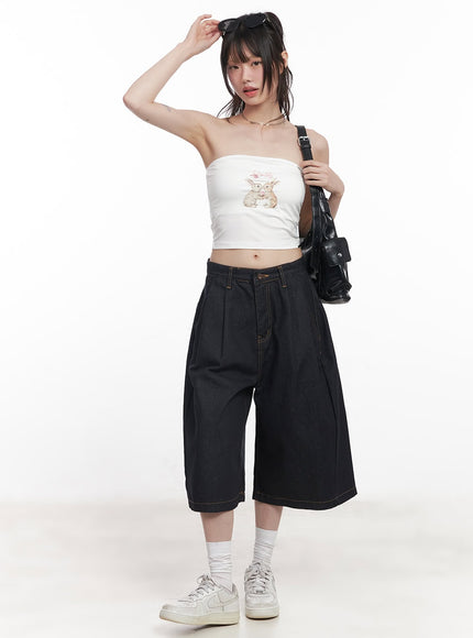 bunny-graphic-tube-top-cy520