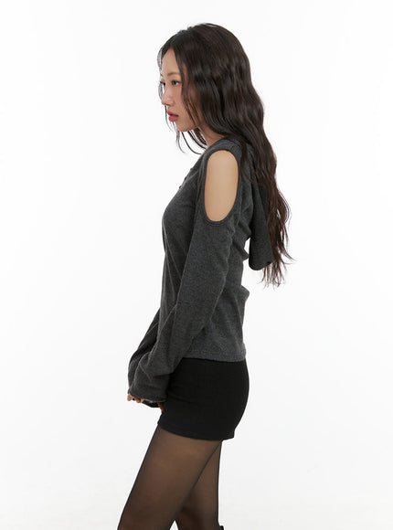 cut-out-shoulder-hooded-long-sleeve-top-cg422