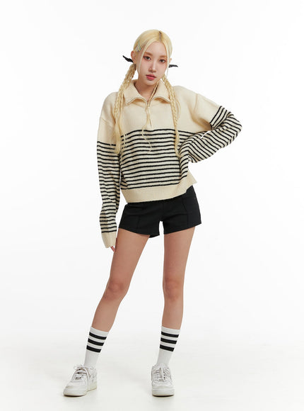 striped-collar-knit-polo-top-if408