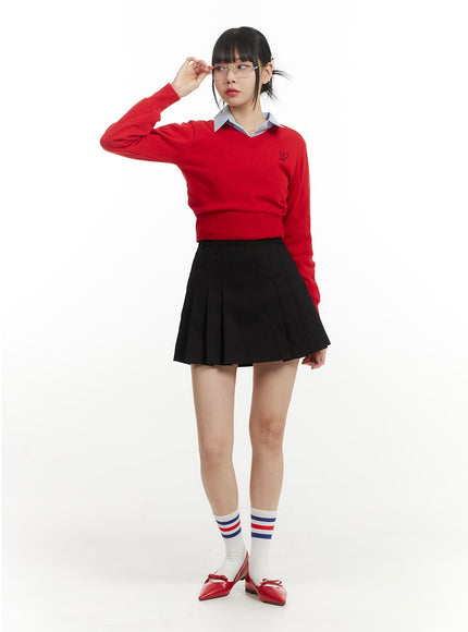 cotton-pleated-mini-skirt-im406