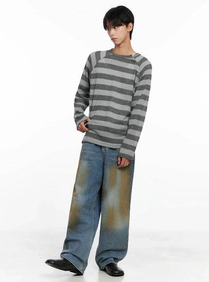 mens-striped-snap-button-long-sleeve-shirt-io516