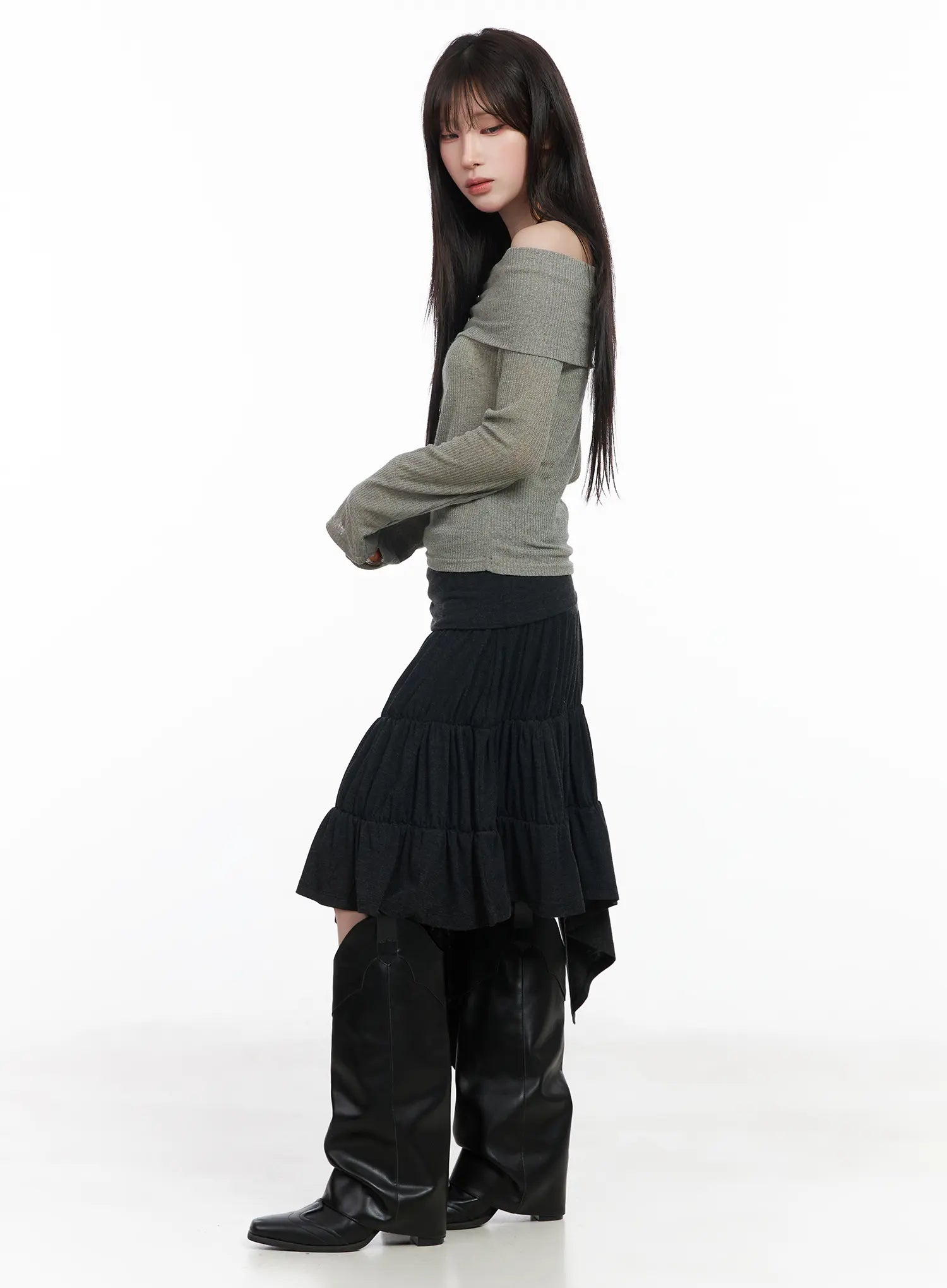 ribbed-off-shoulder-long-sleeve-top-cf523