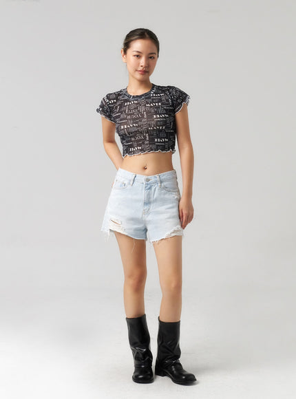 ripped-light-denim-shorts-cl303