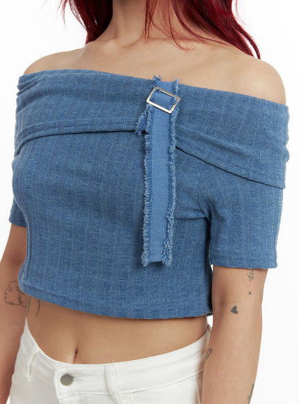 denim-detail-off-shoulder-crop-top-cy430