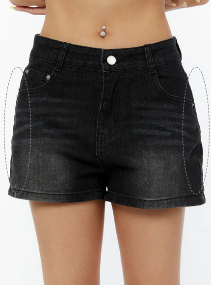 studded-hip-pad-denim-shorts-cy520
