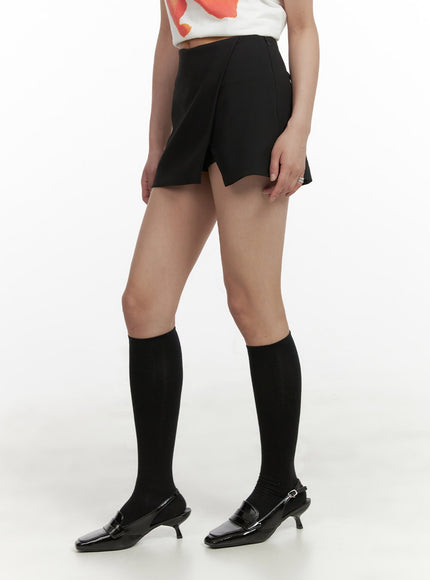 basic-slit-mini-skorts-cy417