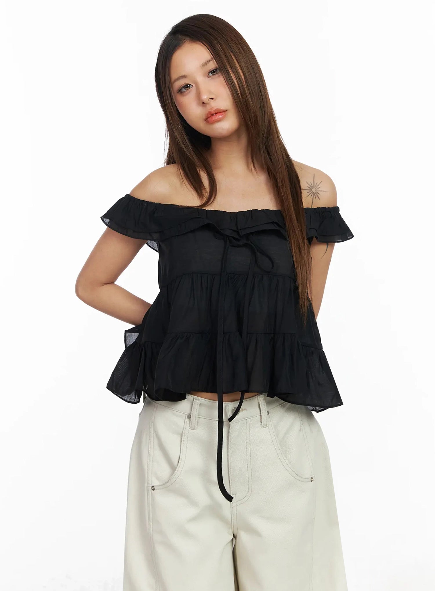ruffle-off-shoulder-blouse-iy515