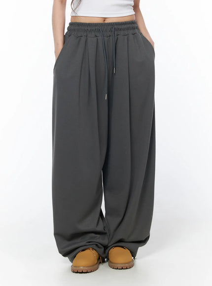 plaid-graphic-wide-leg-sweatpants-cy529