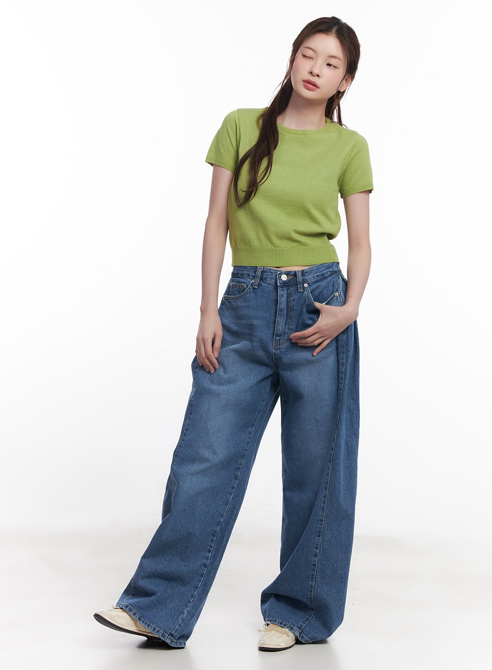 slim-fit-short-sleeve-sweater-cy519