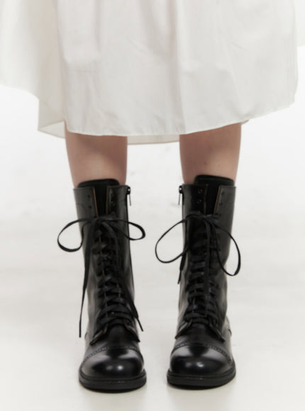 laced-faux-leather-midi-boots-cj523