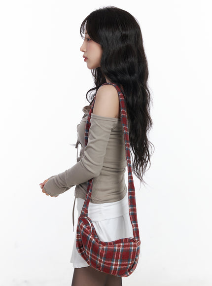 plaid-fleece-crossbody-bag-cj527