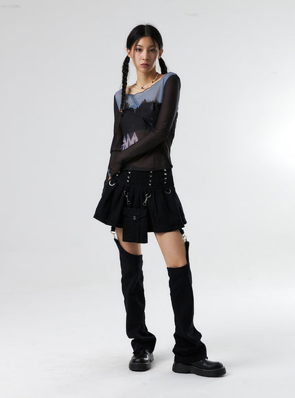 studded-buckle-mini-skort-is322