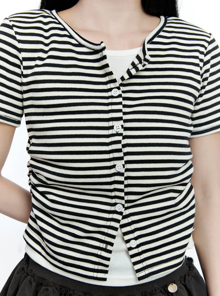 striped-layered-cardigan-cg513