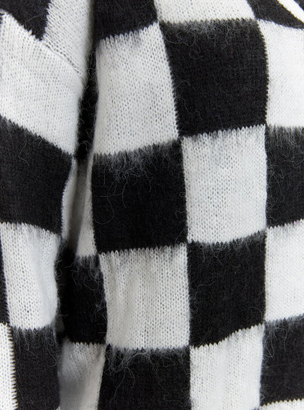 oversized-checkered-cardigan-cf427